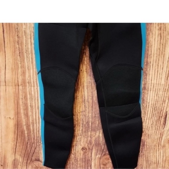 Women's Black and Blue Wetsuit women / youth 3/2mm surfing, diving, neoprene - Picture 8 of 10